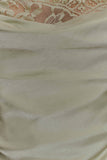 Isadora Lace Satin Maxi Dress Sage