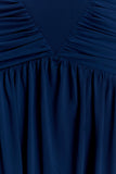 Emory Jersey Cape Maxi Dress Navy