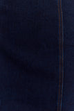Raesha Frill Denim Mini Dress Indigo Blue