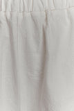 Janayia Cotton Wide Leg Pants White