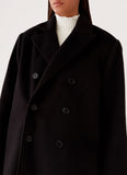 Gianni Double Breast Coat Black