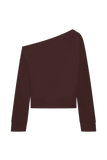 Aiden Slouchy Crew Jumper Chocolate