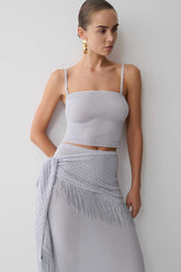 Jaytee Knit Top Sky Blue