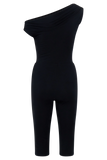 Anh One Shoulder Modal Jumpsuit Black