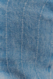 Tully Strapless Topstitch Denim Top 80S Blue