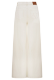 Carmella Embroided Jeans Ecru