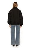 Ace Black Oversized Puffer Jacket