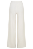 Kerrymae Straight Leg Knit Pants Off White