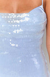 Georgia Blue Sequin Maxi Dress