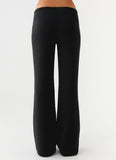 Houston Tie Front Pants Black