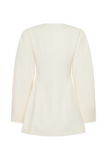 Beatrice Blazer Mini Dress Ivory
