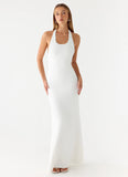 New Girl Maxi Dress White