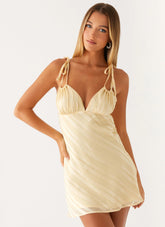 Remy Mini Dress Yellow