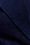 Charley Structured Tie Denim Top Indigo Blue