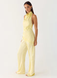 Emilee Cowl Top Yellow