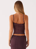 Buffy Top Burgundy