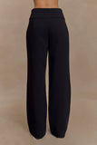 Lindie Straight Leg Suiting Pants Black