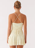 Emily Mini Dress Yellow