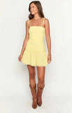 Milly Yellow Mini Dress