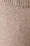 Evan Knit Wide Leg Pants Beige Marle