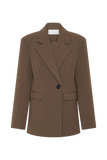 Mateo Oversized Blazer Cacao Brown
