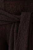 Mattais Boucle Knit Pants Dark Chocolate