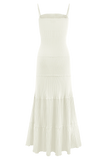 Finley Pointelle Knit Maxi Dress Ivory