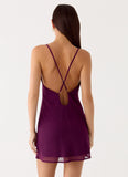Sunkissed Siren Mini Dress Plum