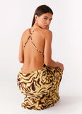 Viva Lune Maxi Dress Laguna Print