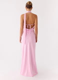Keena Scarf Maxi Dress Pink