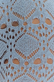 Trena Crochet Knit Pants Sky Blue