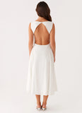 Maylah Midi Dress White