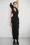 Alex Chiffon Maxi Dress Cacao Brown