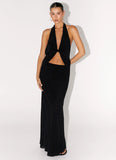 Michaella Chiffon Maxi Skirt Black