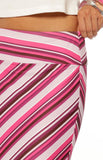 Sasha Pink Multi Stripe Maxi Skirt