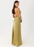 Darius Maxi Dress Green Olive