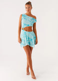 Aletta Sequin Mini Dress Blue