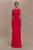 Monay Tulip Maxi Dress Raspberry