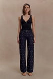 Spencer Slinky Top with Hardware Black