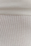 Mazie Asymetrical Cashmere Blend Long Sleeve Knit Top Ivory