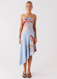 Juliana Midi Dress Deep Sea Bloom