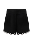Judith Scallop Shorts Black