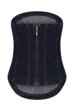 Monte Strapless Denim Corset Washed Indigo Blue