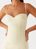 Miss Bloom Maxi Dress Lemon