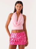 Movie Star Mini Skirt Fuchsia