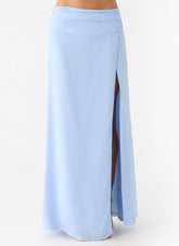 Remee Maxi Skirt Blue