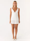 Gretel Mini Dress White