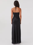 Noir Symphony Maxi Dress Black