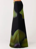 Rosetta Maxi Skirt Lime Flower