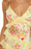 Inara Yellow Bloom Ruffle Maxi PRE ORDER